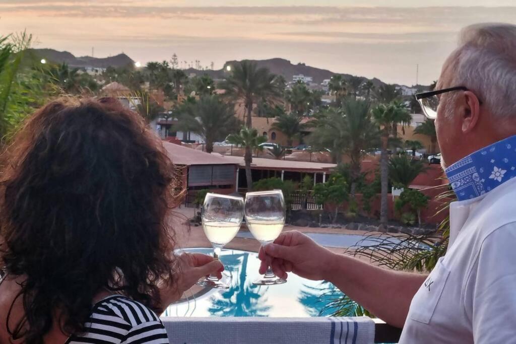 Appartamento Frangipani Con Terrazza E Piscina Corralejo Eksteriør bilde